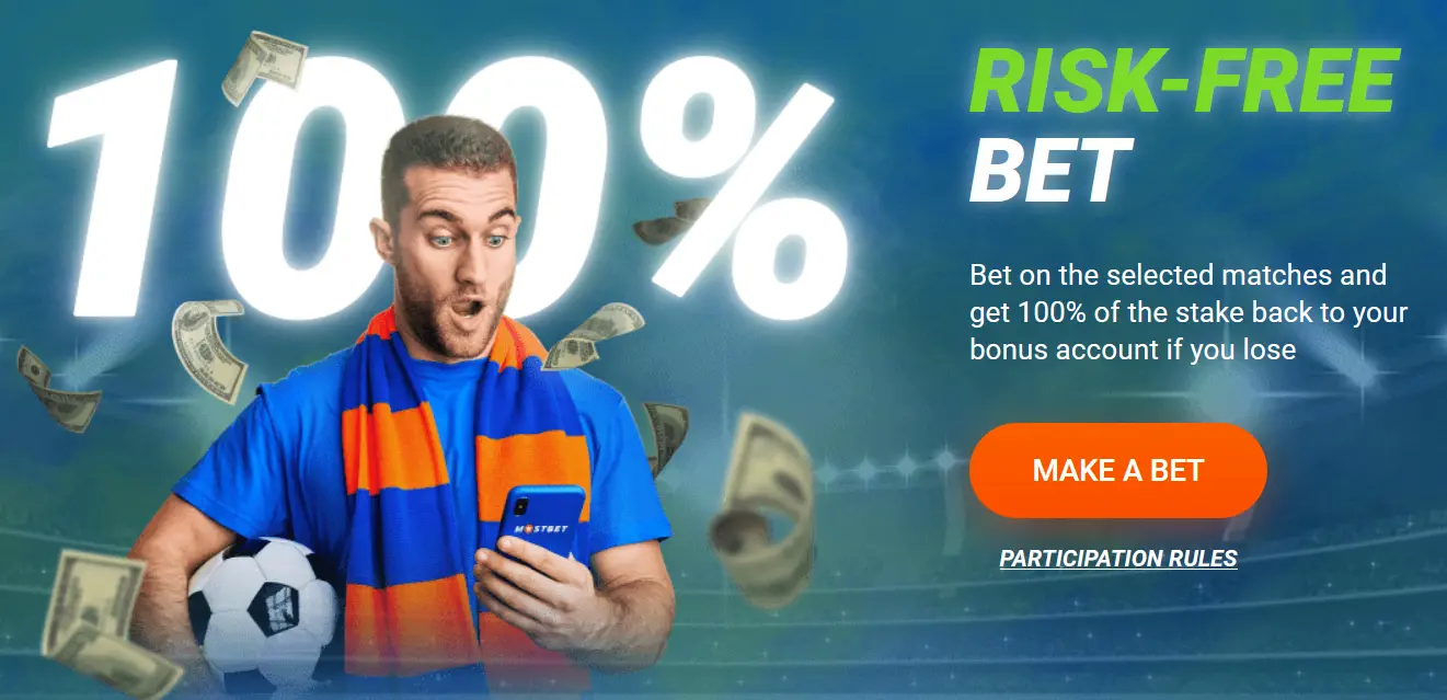 Sports betting bonuses from Mostbet